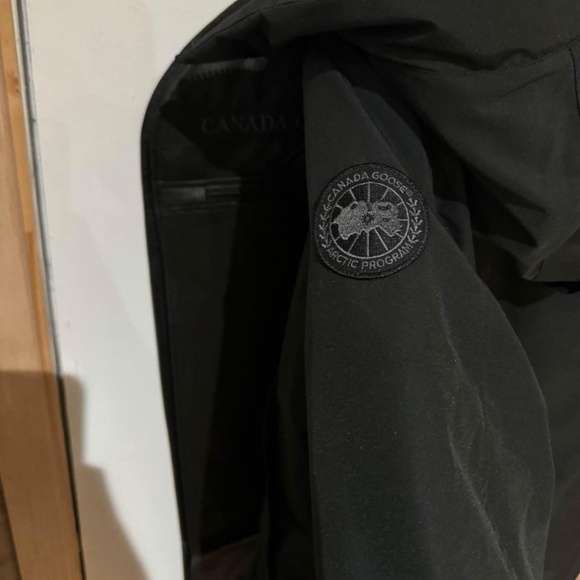 Canada Goose Langford Parka Navy Bleu Black Label Medium - Picture 7 of 7